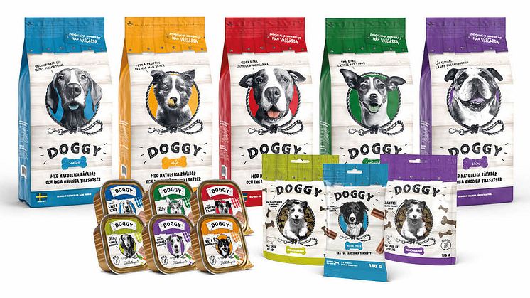 Doggys produktsortiment