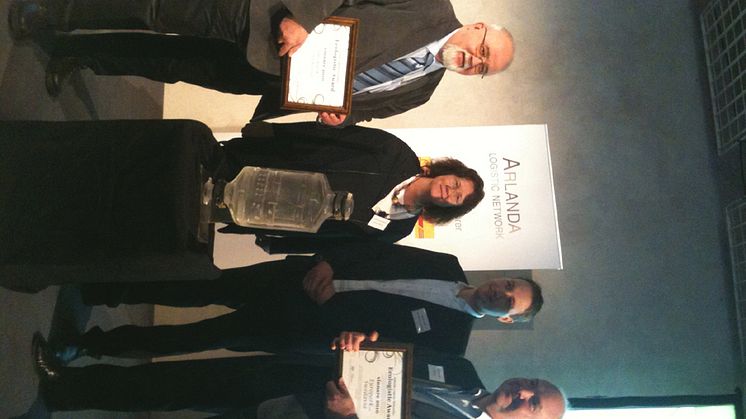Arlandas miljötaxikoncept vann Ecologistic Award 