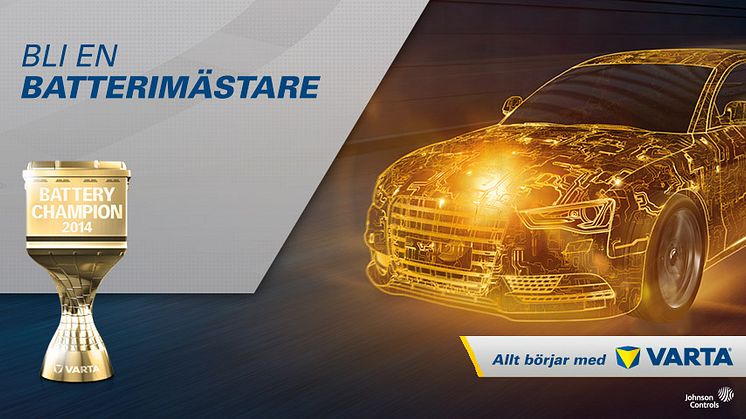 Registrera dig för 2014 VARTA®-batterimästers kapet