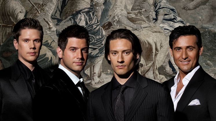 Träffa världsgruppen IL DIVO i Stockholm nu på fredag