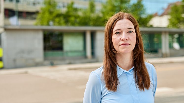 Tone Mesna, kommunikasjonssjef SpareBank 1 Utvikling/Spleis