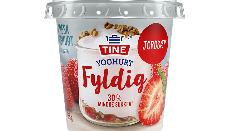TINE Yoghurt Fyldig Jordbær