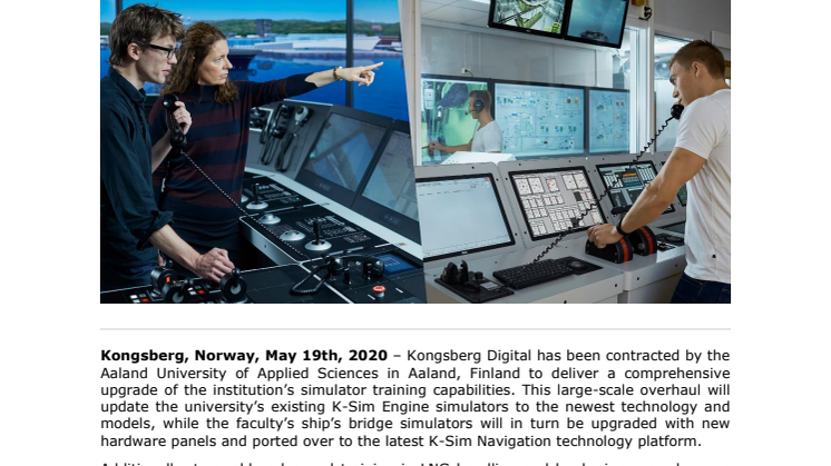 University invests in major KONGSBERG simulation upgrade