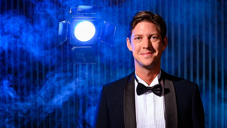 Premiären för Sen kväll med Kristoffer äger rum torsdag 7 december på Konsertteatern. Teaterchefen själv leder publiken genom programmet. Foto: Lia Jacobi