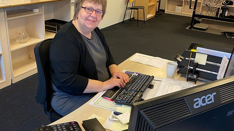Kæthe Yvonne Paulsen, der er specialist i debitor-bogholderiet i Bygmas Region Syd & Fyn har 25-års jubilæum den 1. august 2022