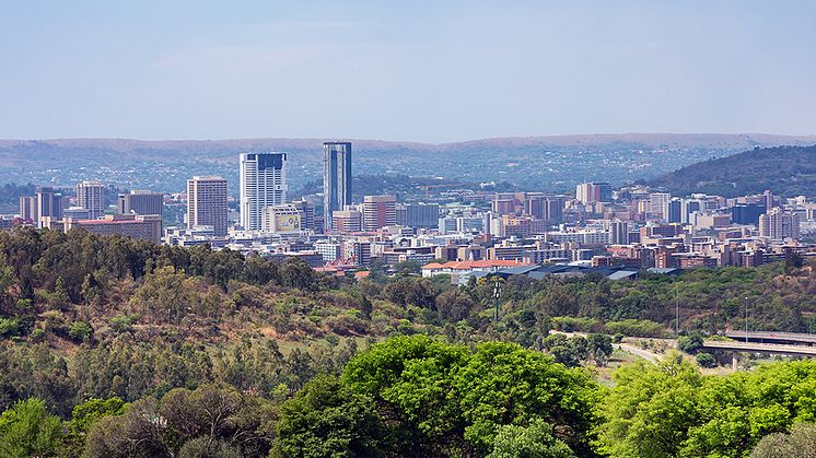 Pretoria i Sydafrika är en av de platser där man nu genomför luftmätningar. Foto: Tanya Keisha/Shutterstock