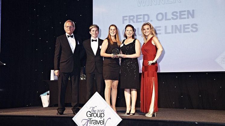 Fred. Olsen Cruise Lines voted ‘Best Cruise Line Operator for Groups’ in ‘2013 Group Travel Awards’ for third consecutive year