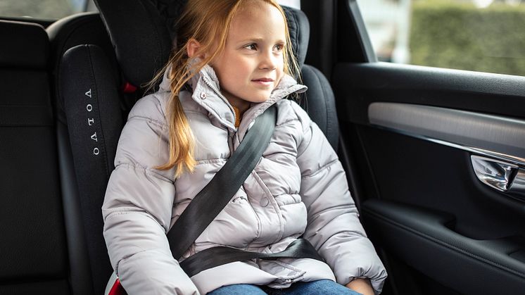 Fel! Bältet utanpå jackan