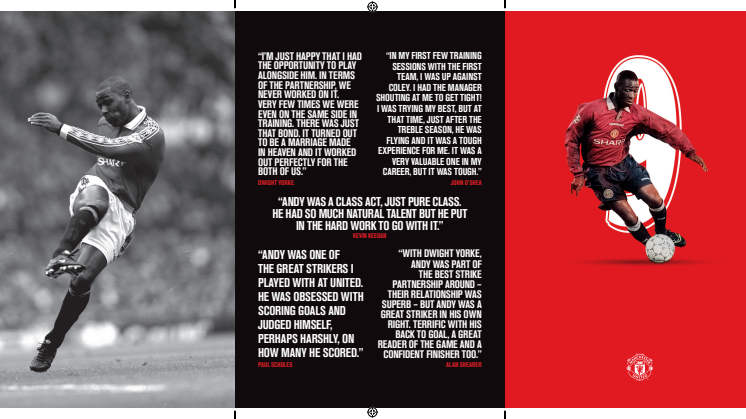 Andrew Cole Ledgend Card Manchester United