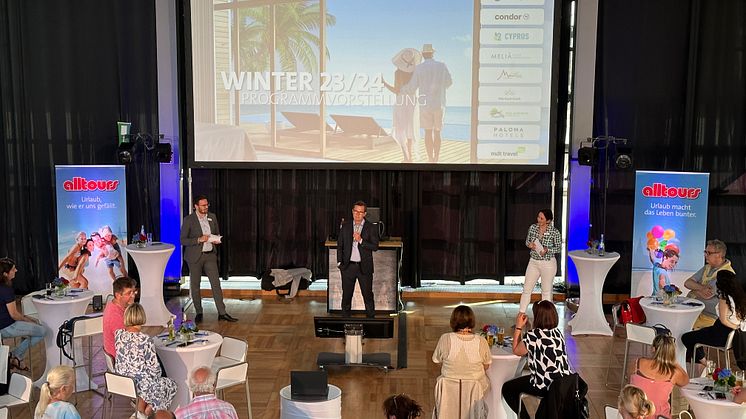 alltours Winterprogramm an Flughäfen vorgestellt