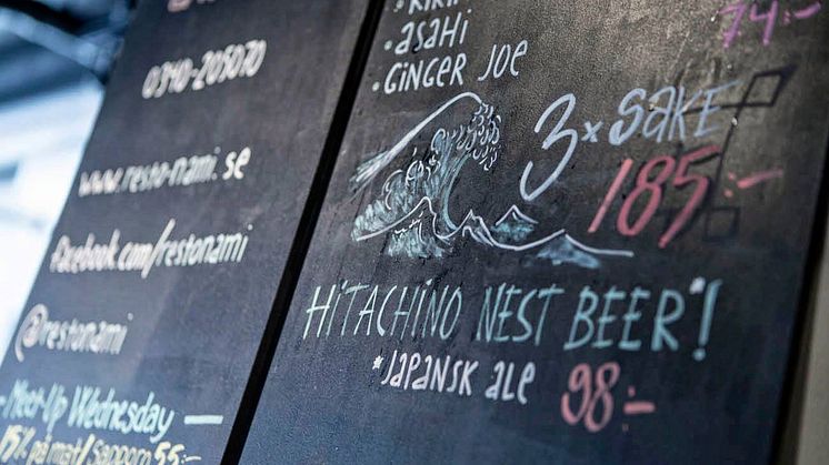 Delikatesser från restaurang Nami på Västra Vallgatan i Varberg  