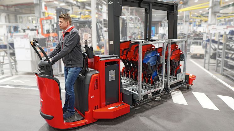 Nya Trolley Supply Truck från Linde Material Handling 
