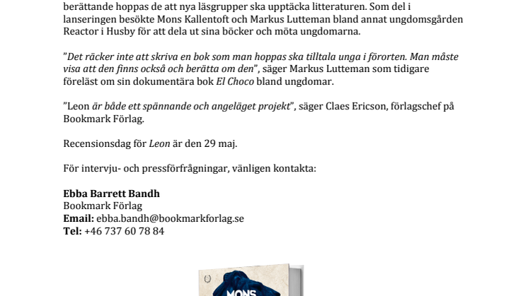 Annorlunda release av boken Leon väcker uppmärksamhet