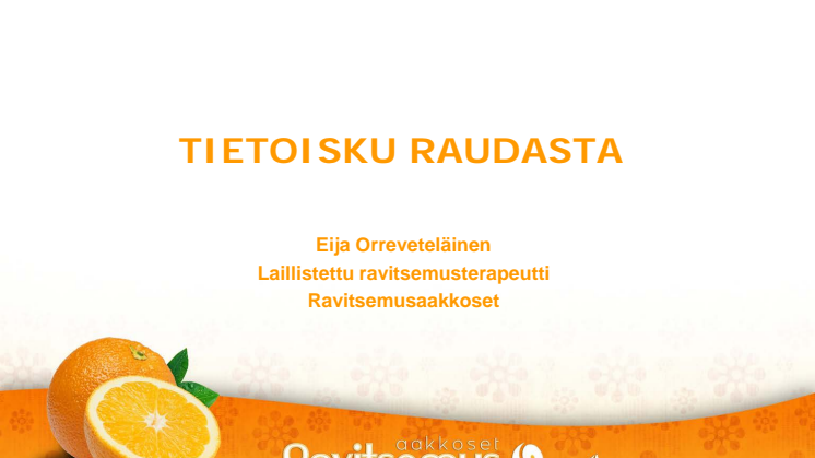 Tietoisku raudasta