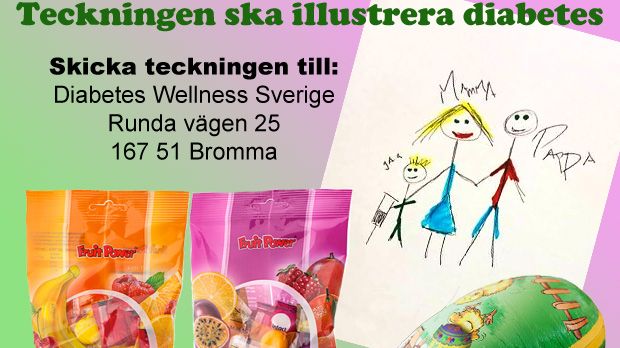 Diabetes Wellness och Stor Stockholms diabetesförening anordnar ett druvsockerregn 
