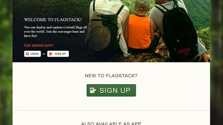 FLAGSTACK - ein neuartiges GPS-Game ist am Start
