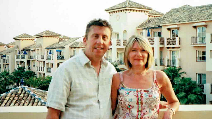 Furious at "profiteering".  John and Linda House owners at Marriott´s Marbella Beach Club for 20 years.  Seen here in happier times.