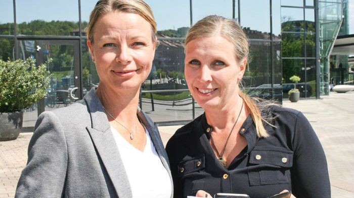 Anna Jarnö, affärsansvarig, och Beatrice de Maré Peterson, marknadsansvarig, Automässan.