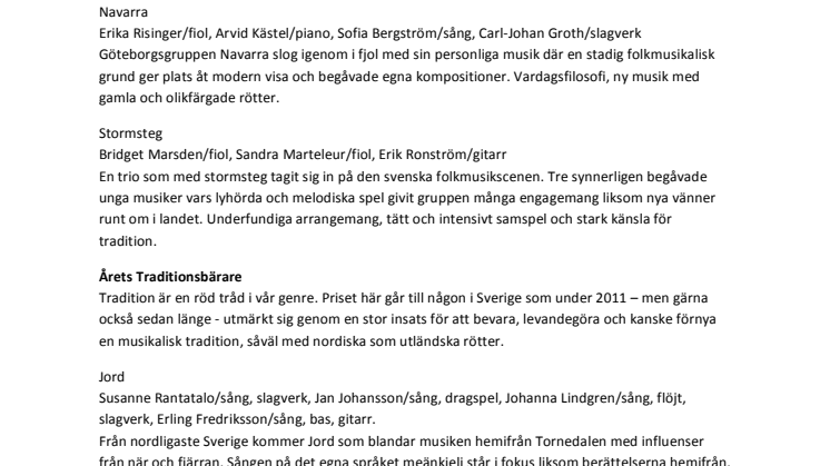 Nu är nomineringarna klara!