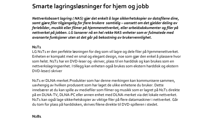 Smarte lagringsløsninger for hjem og jobb 