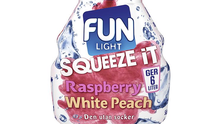 Smaksätt kvargen eller vattnet utan kalorier - FUN Light SQUEEZE iT är här