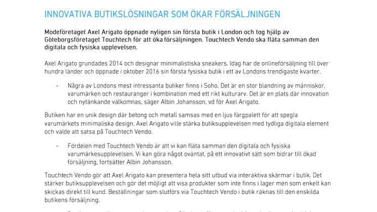 Innovativa butikslösningar som ökar försäljningen
