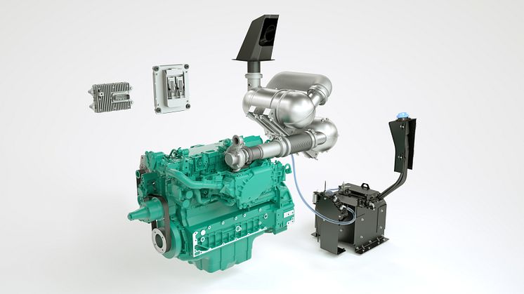Volvo grävmaskiner - D6 motor steg 4