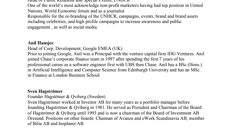 Speakers at SIME 