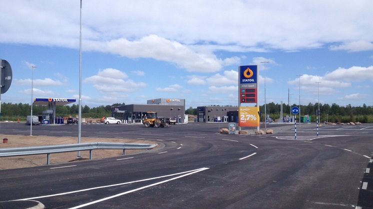 Statoil öppnade ny fullservicestation vid EN3 i Värnamo 