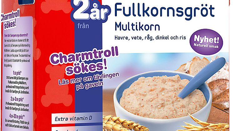Ny naturell gröt med rispuffar och surdegssmulor