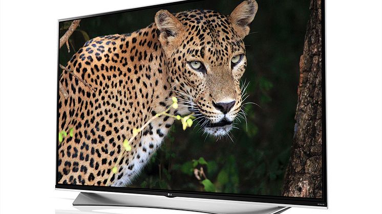 LG INNLEDER TV-ÅRET 2015 MED NYE UF950V – ÅRETS BESTE 4K-LCD MED FANTASTISK FARGEGJENGIVELSE