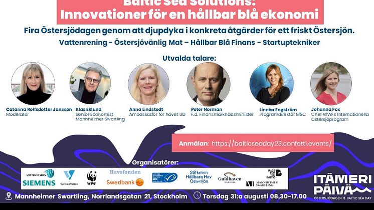 Stockholm Baltic Sea Solutions: Framtidens lösningar för Östersjön