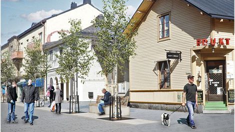 Kungsgatan blir ett naturligt flanerings- och handelsstråk 