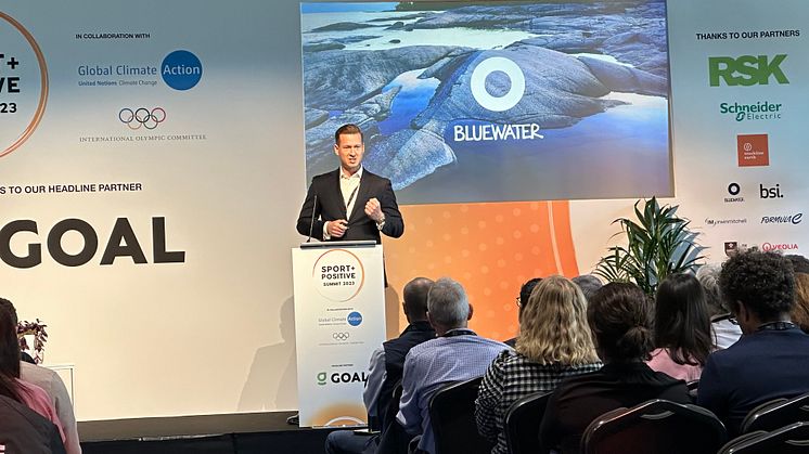 Bluewater events senior manager Philip Russell delivers powerful call to action at Sports Positive meeting in London