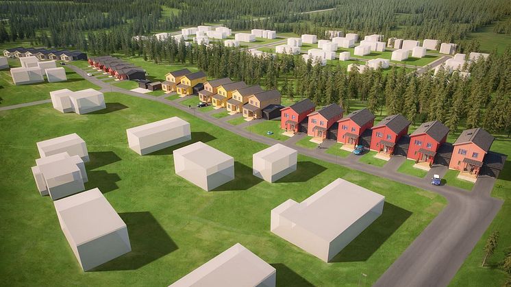 ​Säljstart för 24 nya hus på Hällbacken i Luleå