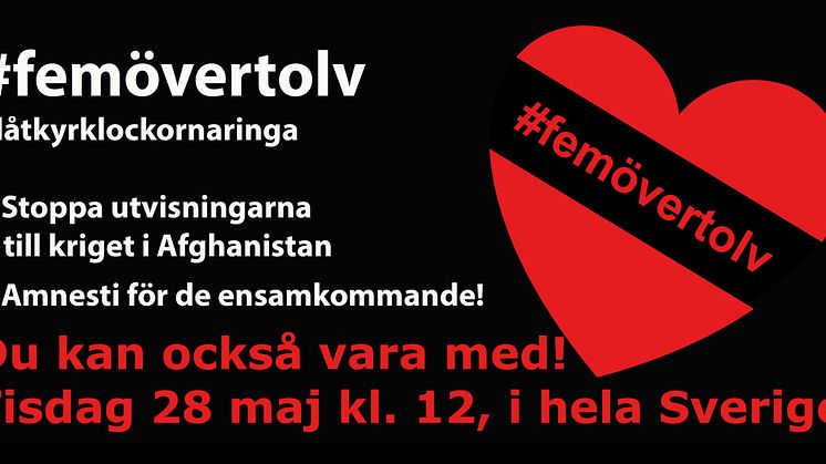 Klockorna ringer för dem som utvisas idag!