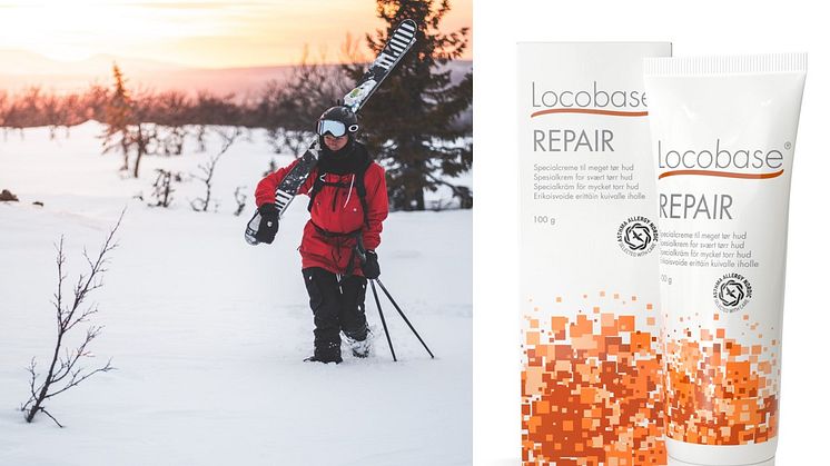 Locobase Repair – återuppbyggande och skyddande hudvård för vårvinterns aktiva dagar