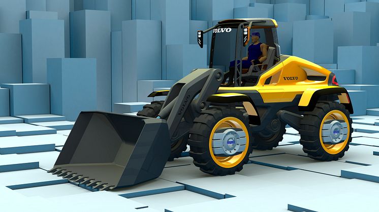 Gryphin hjullastare - en koncepthjullastare från Volvo Construction Equipment