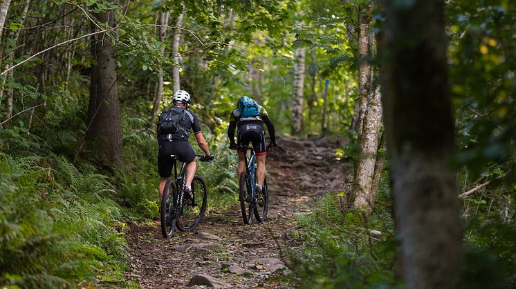 MTB cykling på Kinnekulle. Fotograf Jesper Anhede.