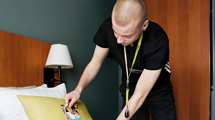 Bild: Elev på hotellrum