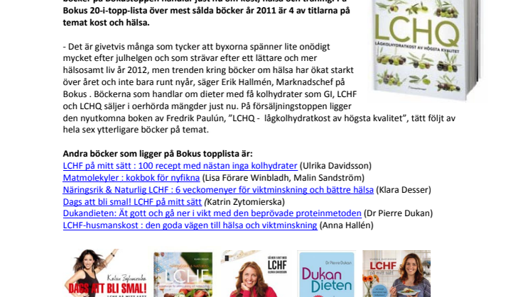Från Zlatanfeber till Hälsochock: Böcker om hälsa och träning dominerar Bokustoppen