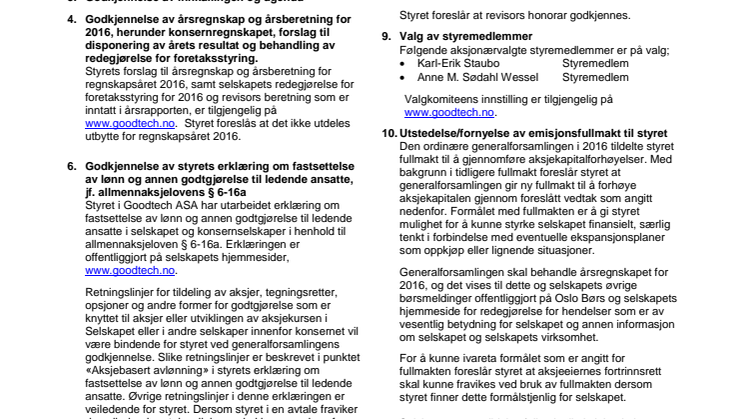 Innkalling til generalforsamling