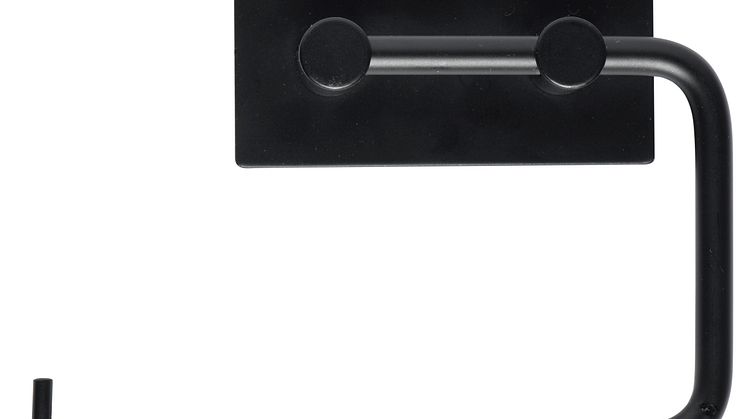 NYHET! Self Adhesive Toilet Roll Holder Allan Black Metal 7,99  EUR.jpg