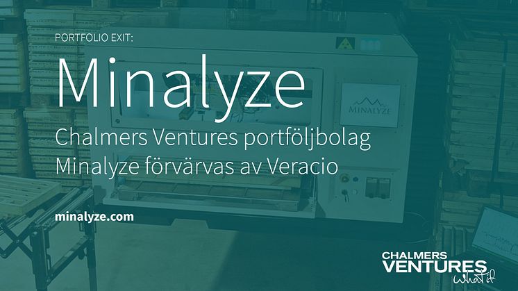 Minalyze exit Chalmers Venture