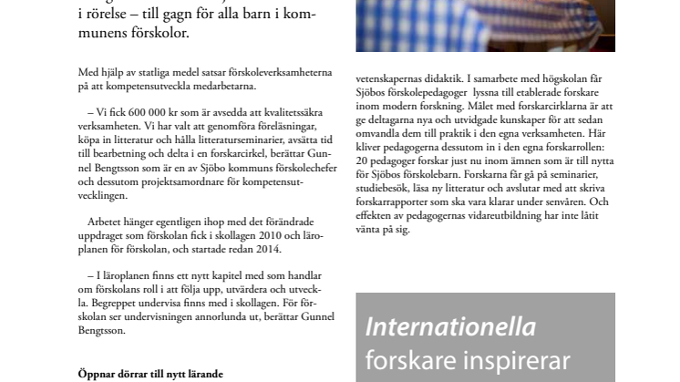 Kunskap ger ny kunskap