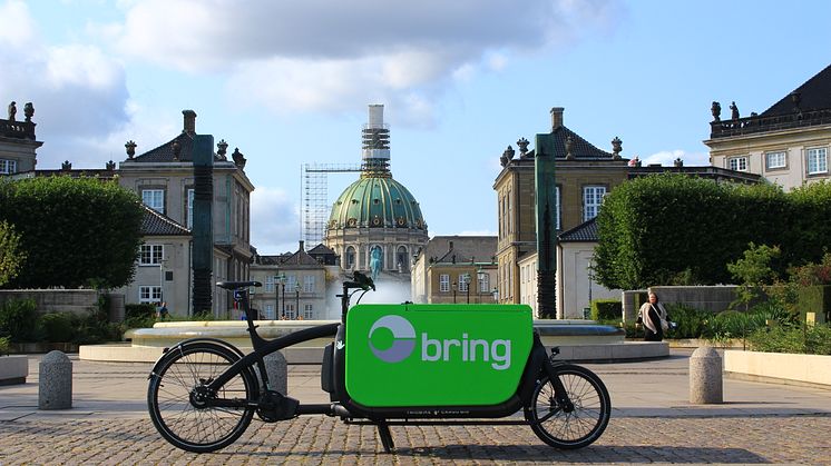 Budcykel foran amalienborg.JPG