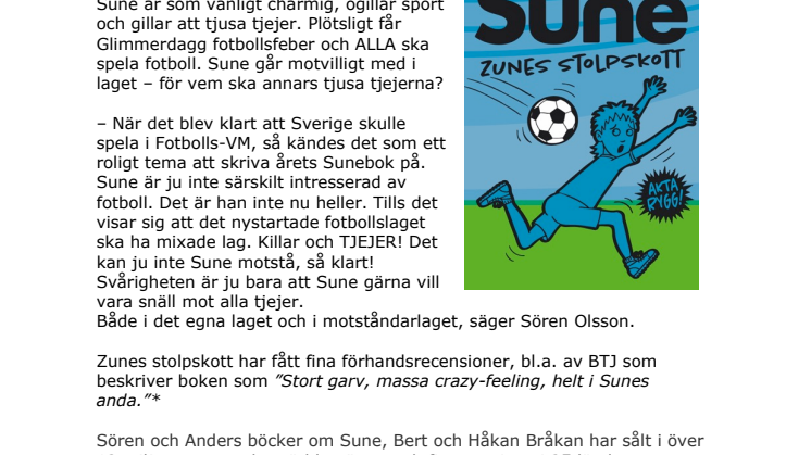 Fotbollsfeber med Sune!