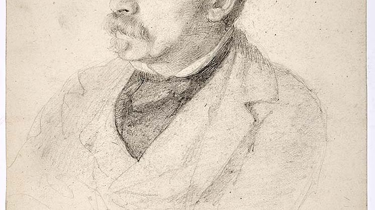 Lorenz Frølich- Portræt af Ernst Meyer (1797-1861), 1847. Signeret. Bly på papir. 20 x 15,5 cm.jpg