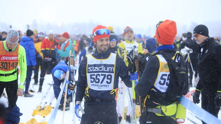 Prins Carl Philip åker Vasaloppet 2019