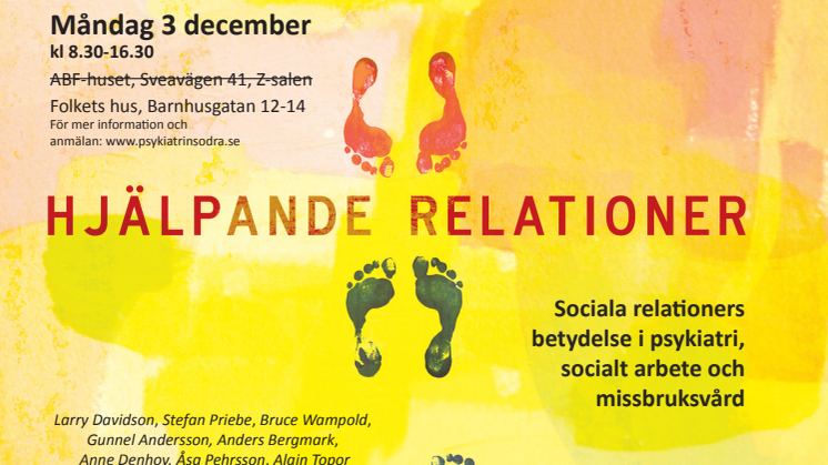 Hjälpande relationer Om sociala relationers betydelse i psykiatri, socialt arbete och missbruksvård